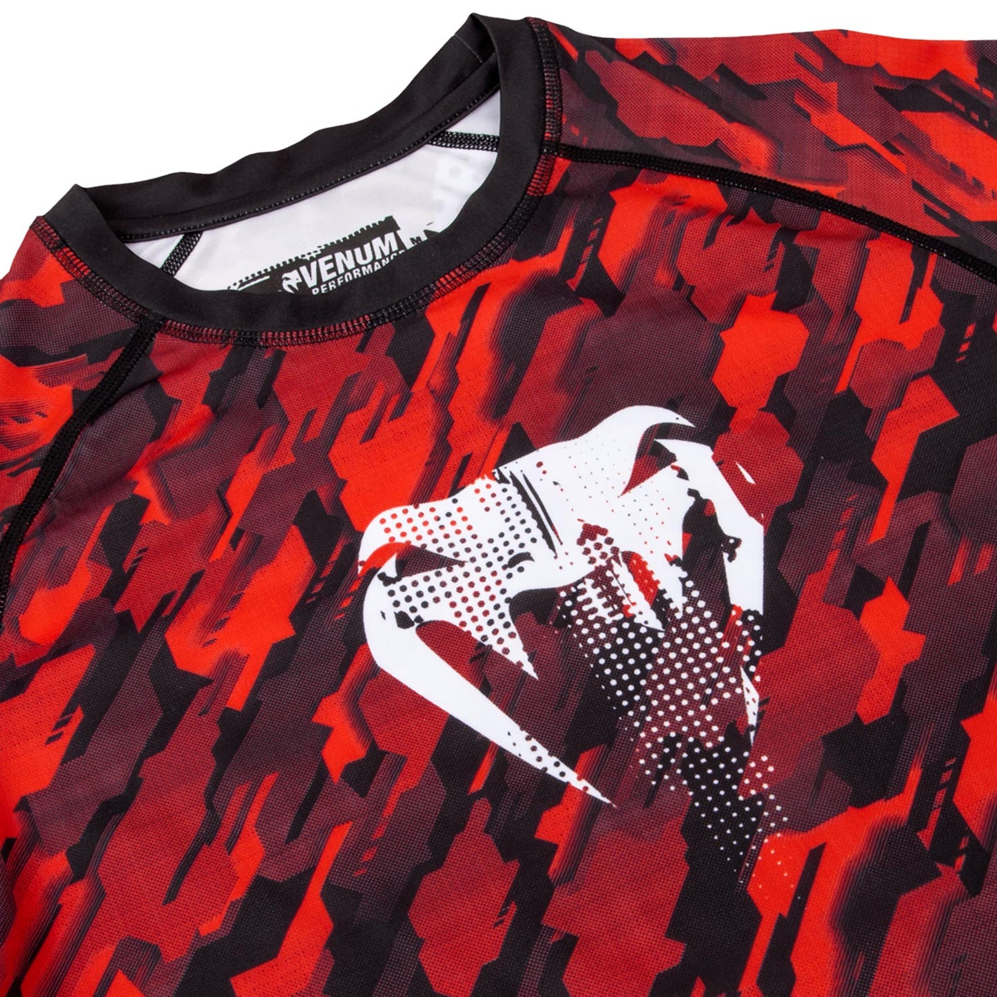 Venum Tecmo Rashguard -  Langarm - Rot